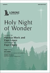 Holy Night of Wonder SATB choral sheet music cover